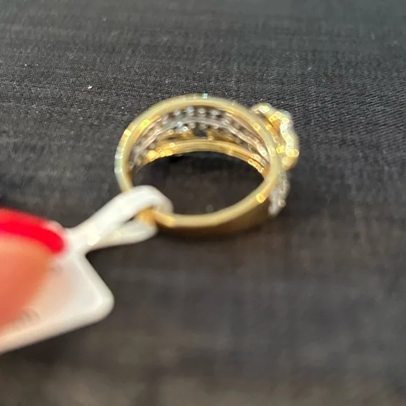 JTV .50 CTW round white diamond Women's Ring - Picture 3 of 5